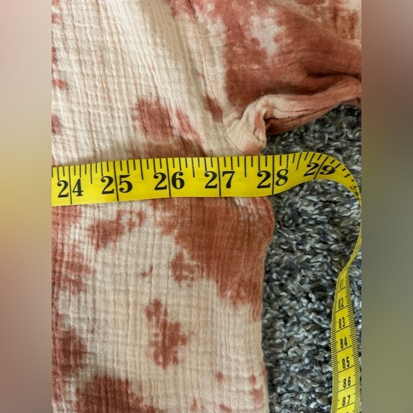 5/$25 Pure Jill 100% Cotton women’s tie dye patterned top size large - Picture 9 of 10